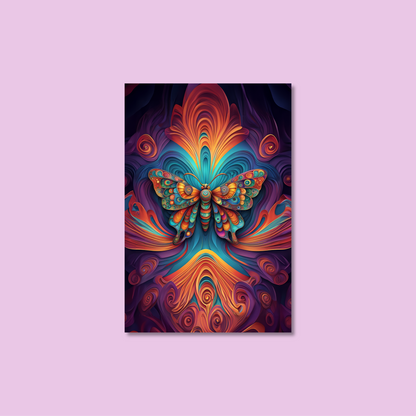 ABSTRACT BUTTERFLY **UNFRAMED ART PRINT**