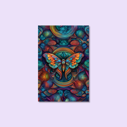 ABSTRACT MOTH **UNFRAMED ART PRINT**
