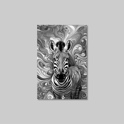 ABSTRACT ZEBRA **UNFRAMED ART PRINT**