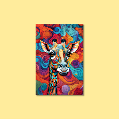 ABSTRACT GIRAFFE **UNFRAMED ART PRINT**