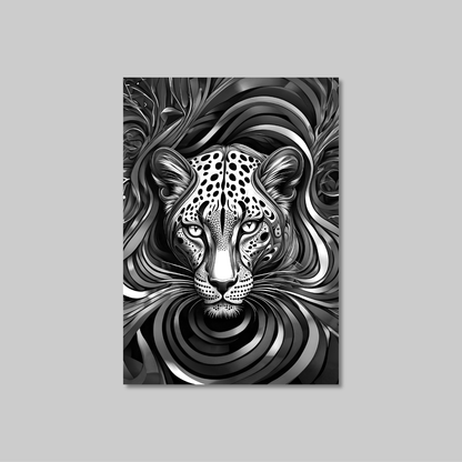 ABSTRACT LEOPARD **UNFRAMED ART PRINT**