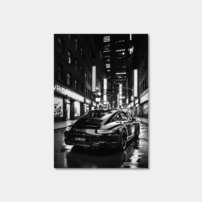 PORSCHE 911 (BACK) **UNFRAMED POSTER**