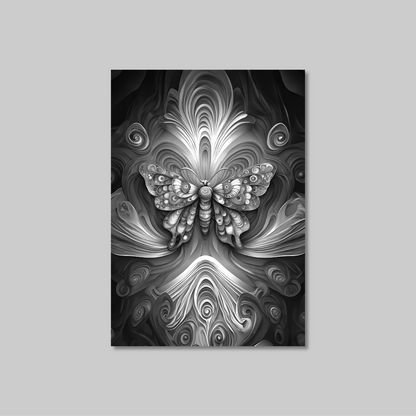 ABSTRACT BUTTERFLY **UNFRAMED ART PRINT**