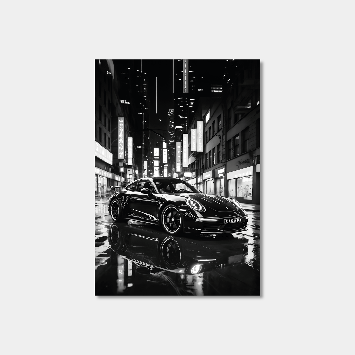 PORSCHE 911 (FRONT) **UNFRAMED POSTER**