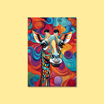 ABSTRACT GIRAFFE **UNFRAMED ART PRINT**