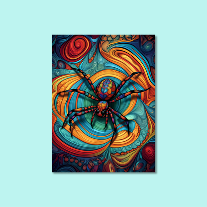 ABSTRACT SPIDER **UNFRAMED ART PRINT**