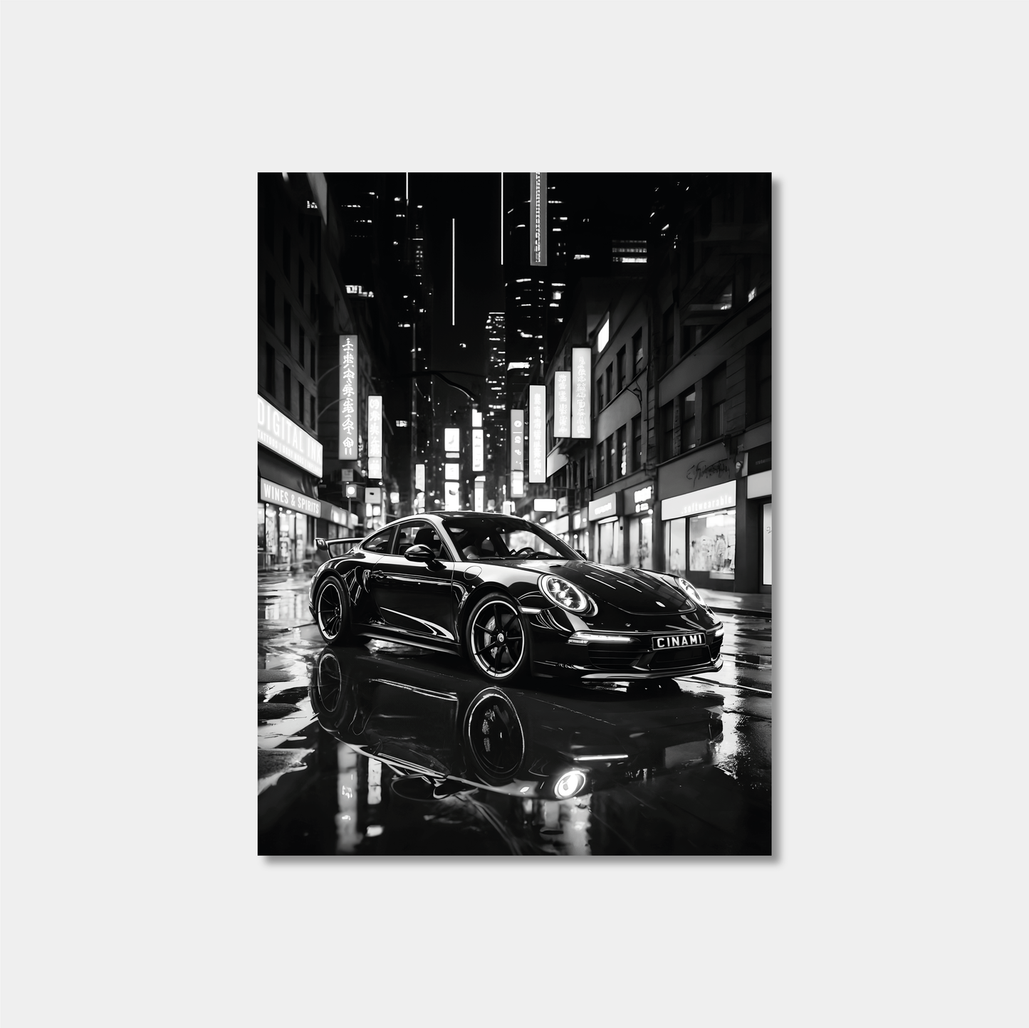 PORSCHE 911 (FRONT) **UNFRAMED POSTER**