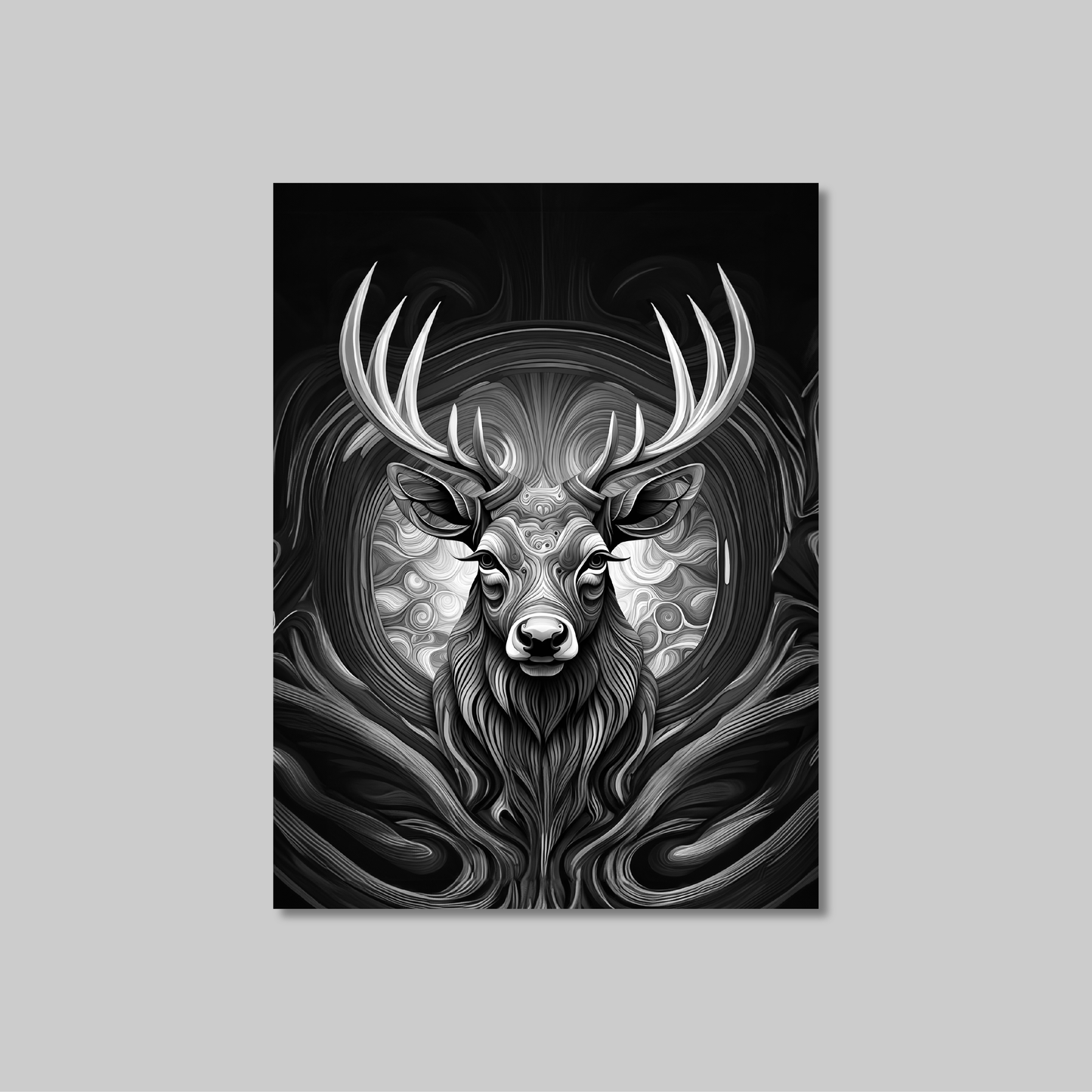 ABSTRACT STAG **UNFRAMED ART PRINT**
