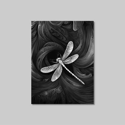 ABSTRACT DRAGONFLY **UNFRAMED ART PRINT**