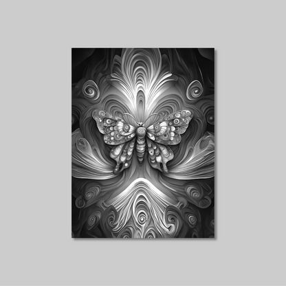 ABSTRACT BUTTERFLY **UNFRAMED ART PRINT**
