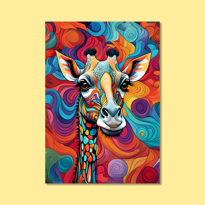 ABSTRACT GIRAFFE **UNFRAMED ART PRINT**