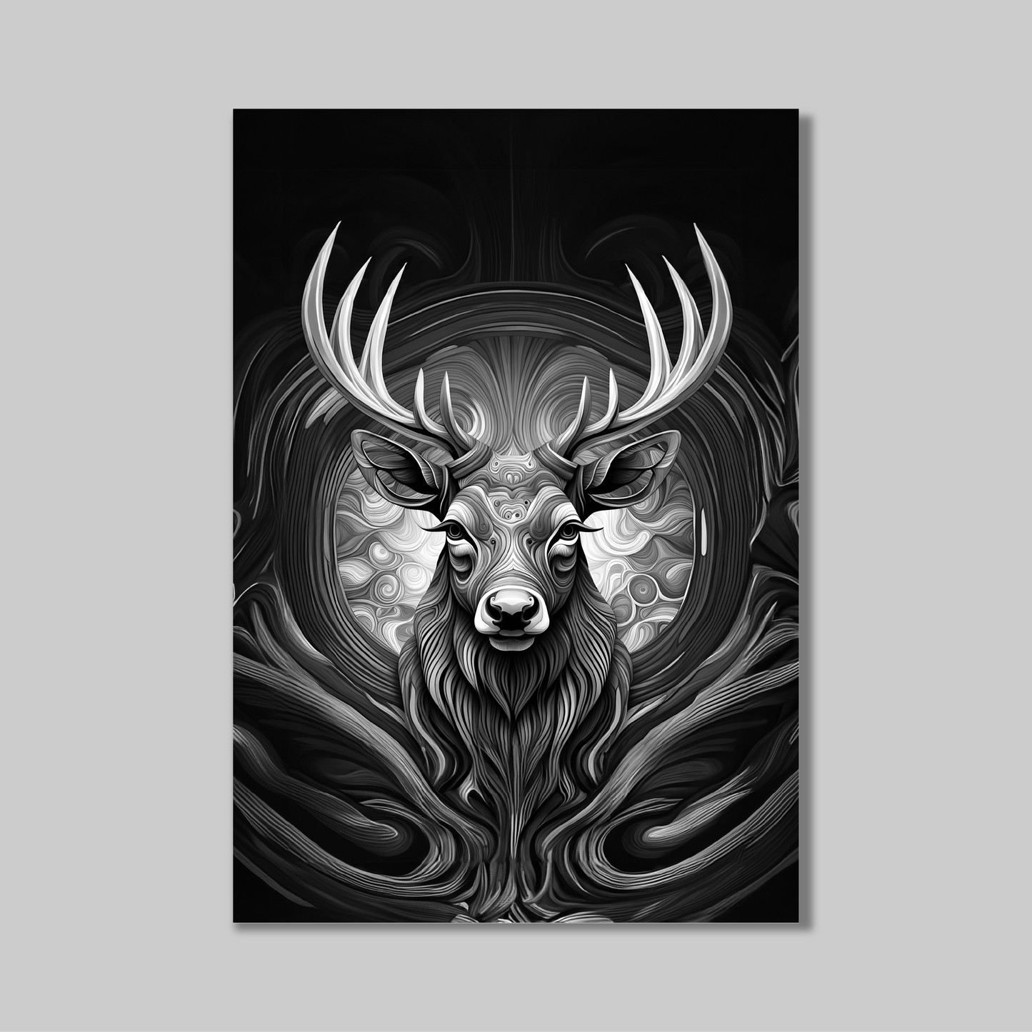 ABSTRACT STAG **UNFRAMED ART PRINT**