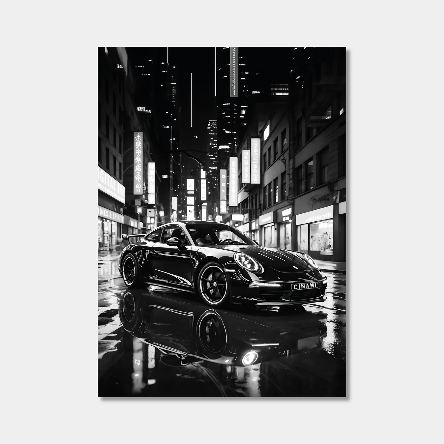 PORSCHE 911 (FRONT) **UNFRAMED POSTER**