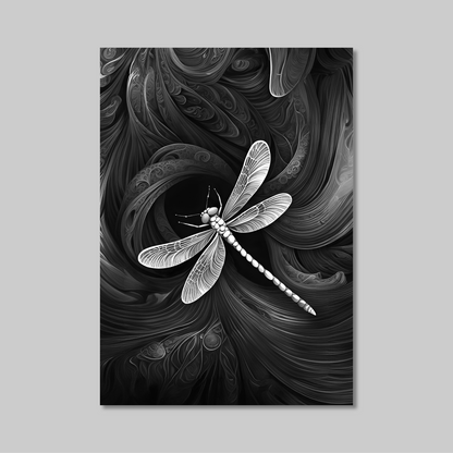 ABSTRACT DRAGONFLY **UNFRAMED ART PRINT**