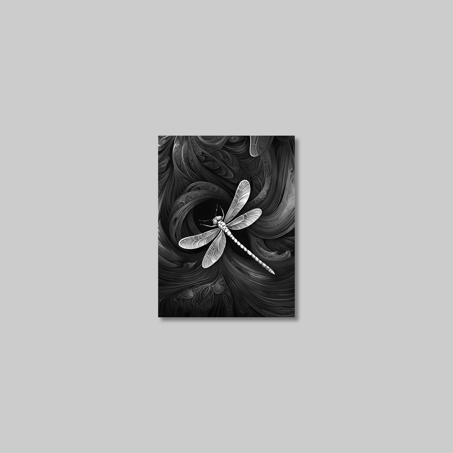 ABSTRACT DRAGONFLY **UNFRAMED ART PRINT**