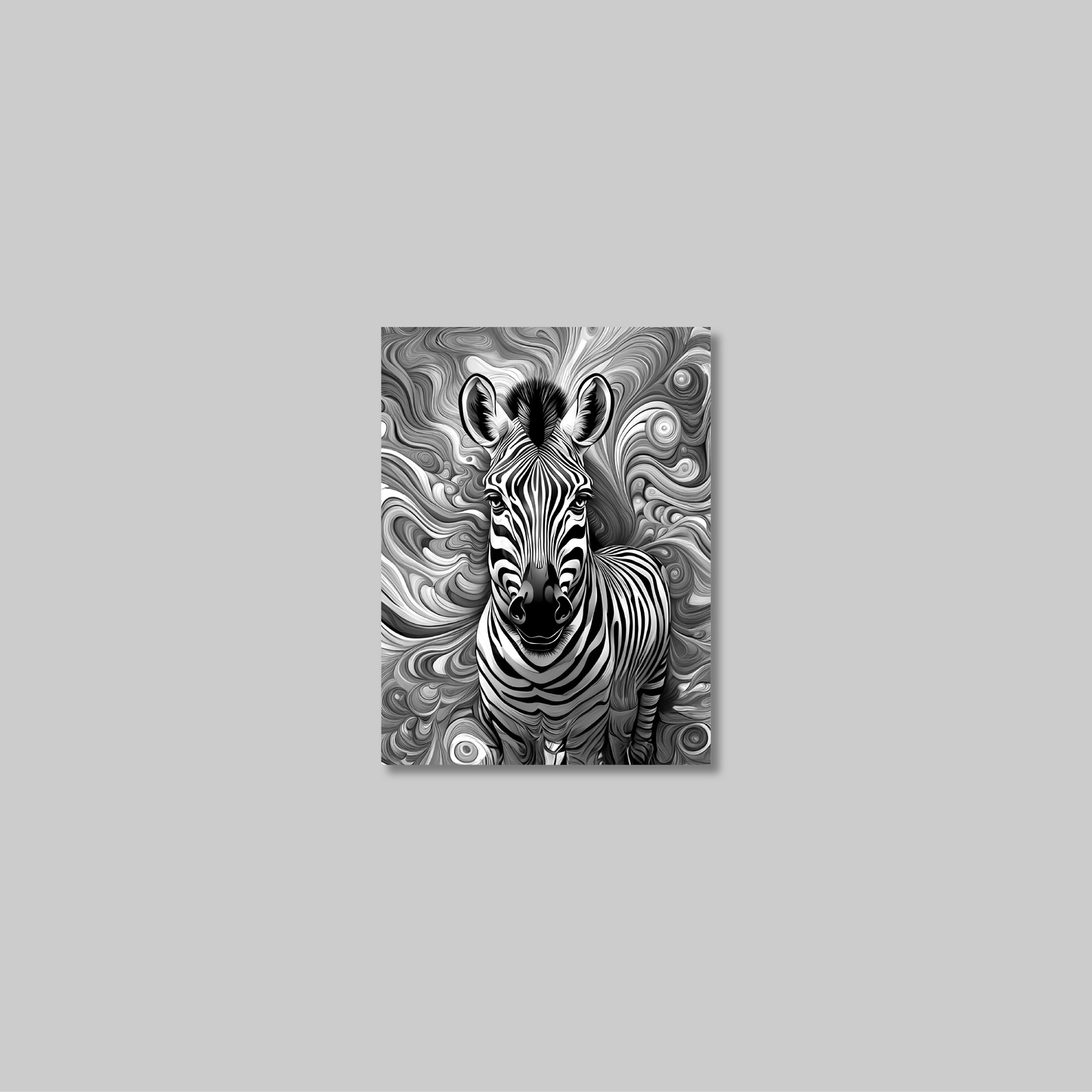 ABSTRACT ZEBRA **UNFRAMED ART PRINT**