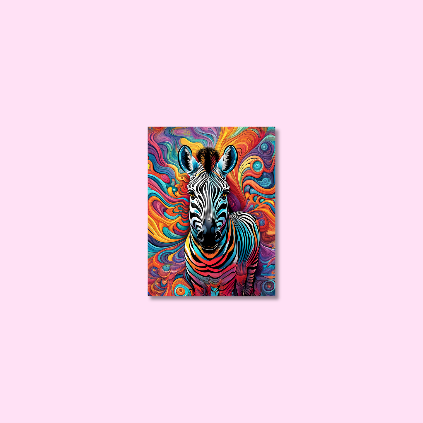 ABSTRACT ZEBRA **UNFRAMED ART PRINT**
