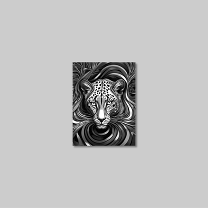 ABSTRACT LEOPARD **UNFRAMED ART PRINT**