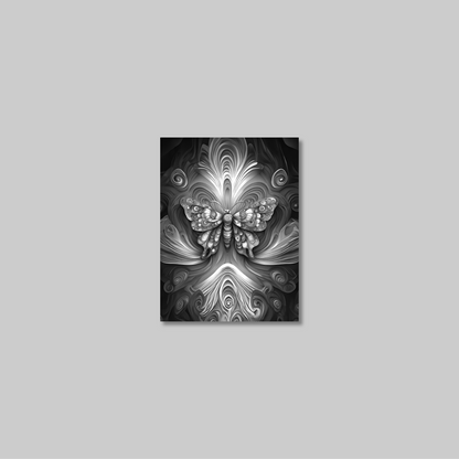 ABSTRACT BUTTERFLY **UNFRAMED ART PRINT**