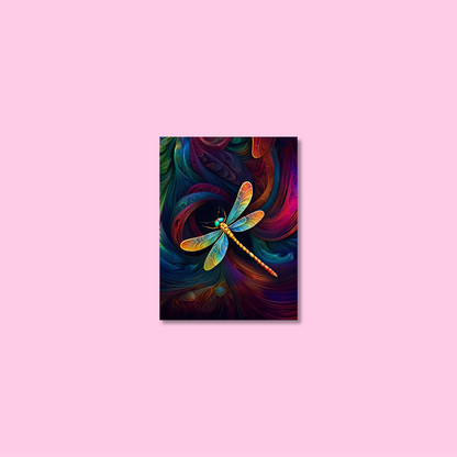ABSTRACT DRAGONFLY **UNFRAMED ART PRINT**