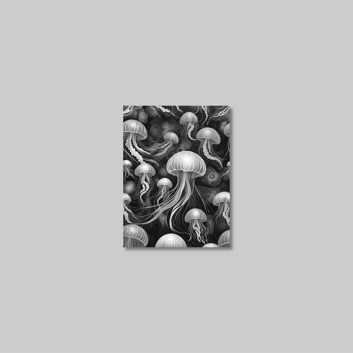 ABSTRACT JELLYFISH **UNFRAMED ART PRINT**