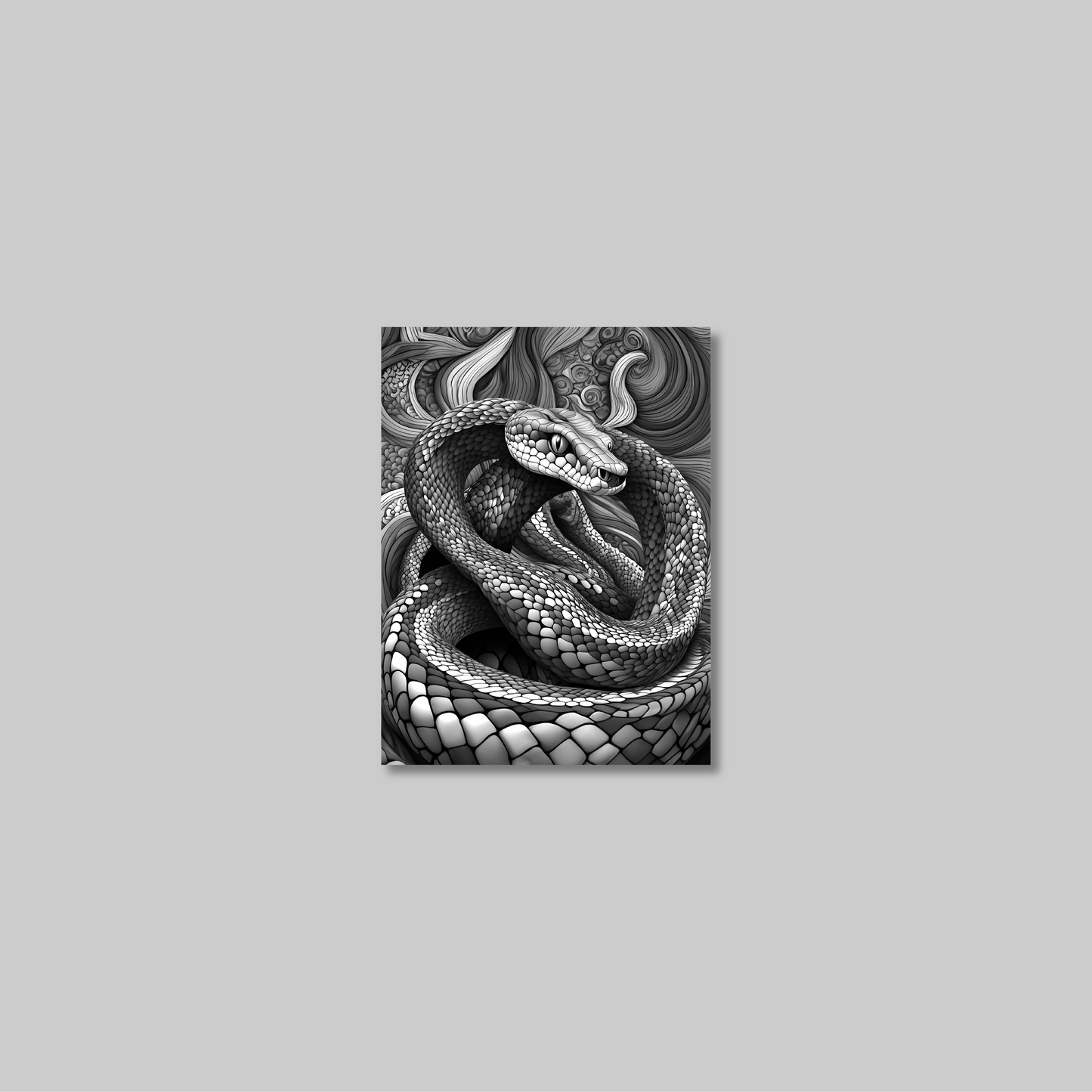 ABSTRACT COBRA **UNFRAMED ART PRINT**