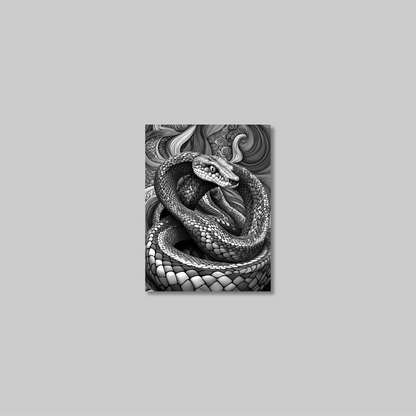 ABSTRACT COBRA **UNFRAMED ART PRINT**