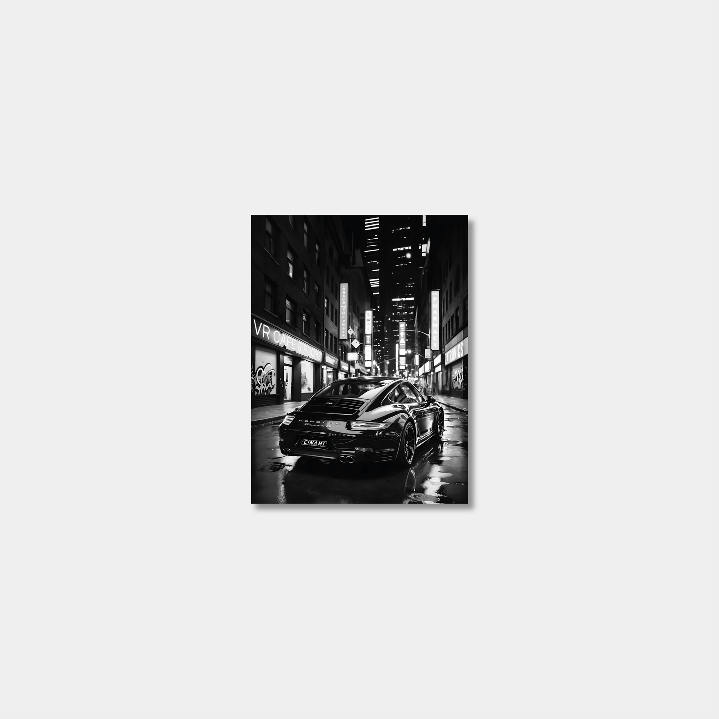 PORSCHE 911 (BACK) **UNFRAMED POSTER**