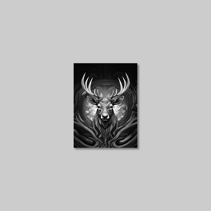 ABSTRACT STAG **UNFRAMED ART PRINT**