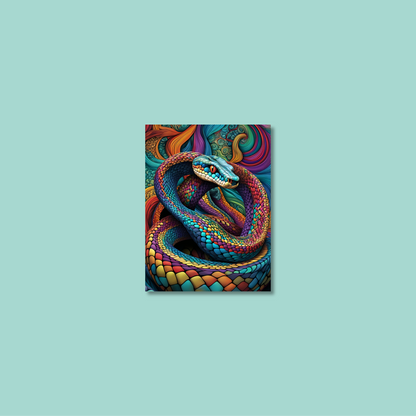 ABSTRACT COBRA **UNFRAMED ART PRINT**