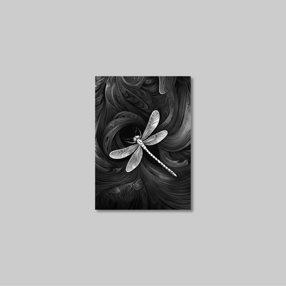 ABSTRACT DRAGONFLY **UNFRAMED ART PRINT**
