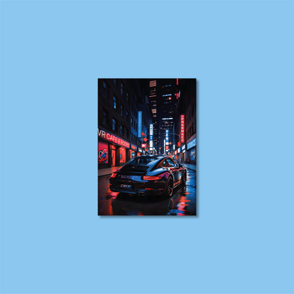 PORSCHE 911 (BACK) **UNFRAMED POSTER**
