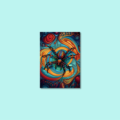 ABSTRACT SPIDER **UNFRAMED ART PRINT**