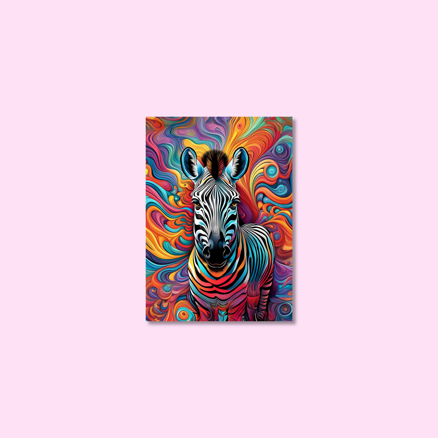 ABSTRACT ZEBRA **UNFRAMED ART PRINT**