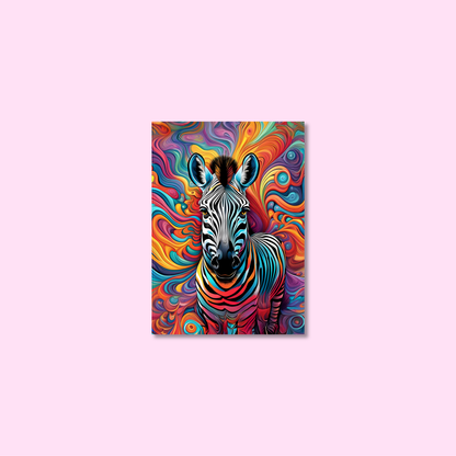 ABSTRACT ZEBRA **UNFRAMED ART PRINT**