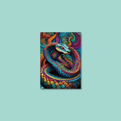 ABSTRACT COBRA **UNFRAMED ART PRINT**