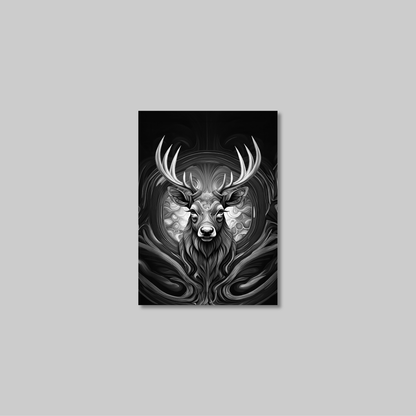 ABSTRACT STAG **UNFRAMED ART PRINT**