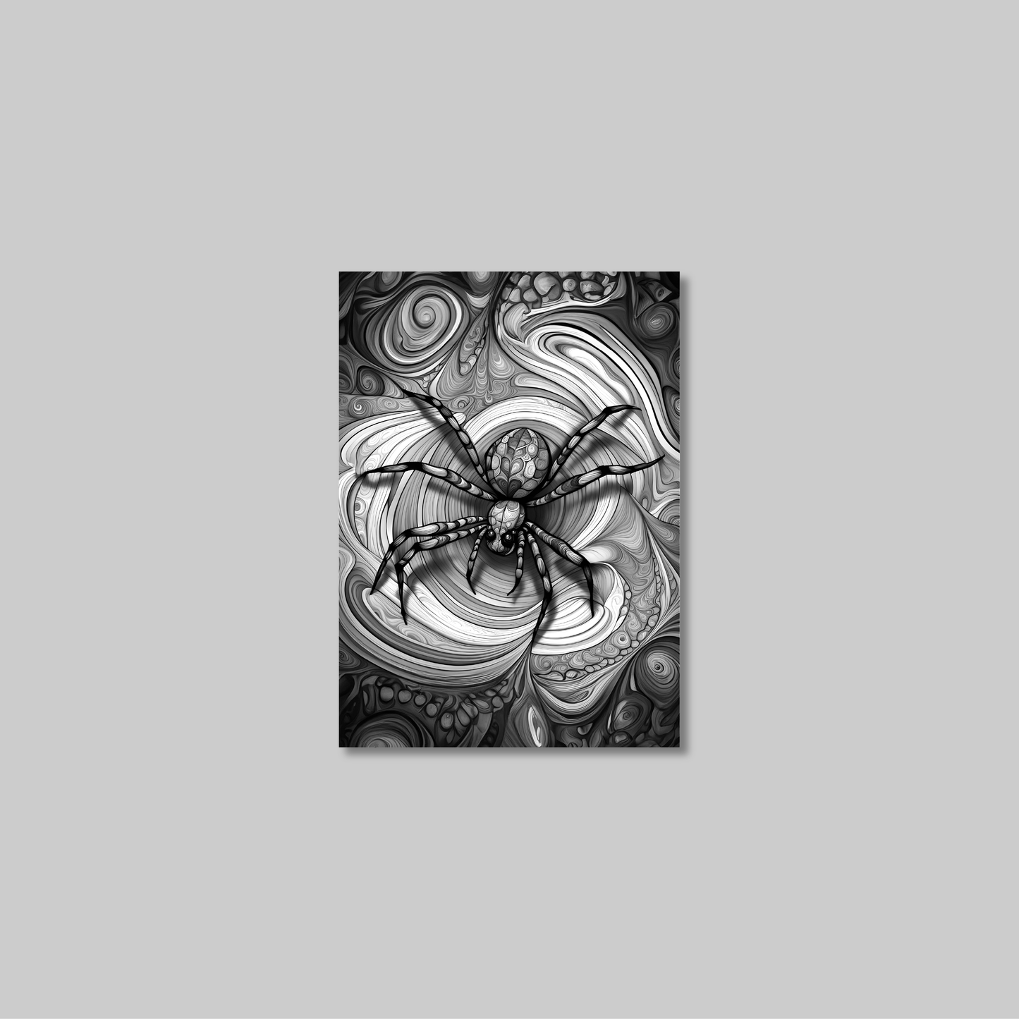 ABSTRACT SPIDER **UNFRAMED ART PRINT**