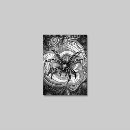 ABSTRACT SPIDER **UNFRAMED ART PRINT**