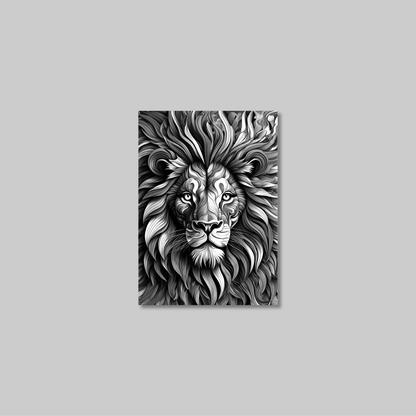 ABSTRACT LION **UNFRAMED ART PRINT**
