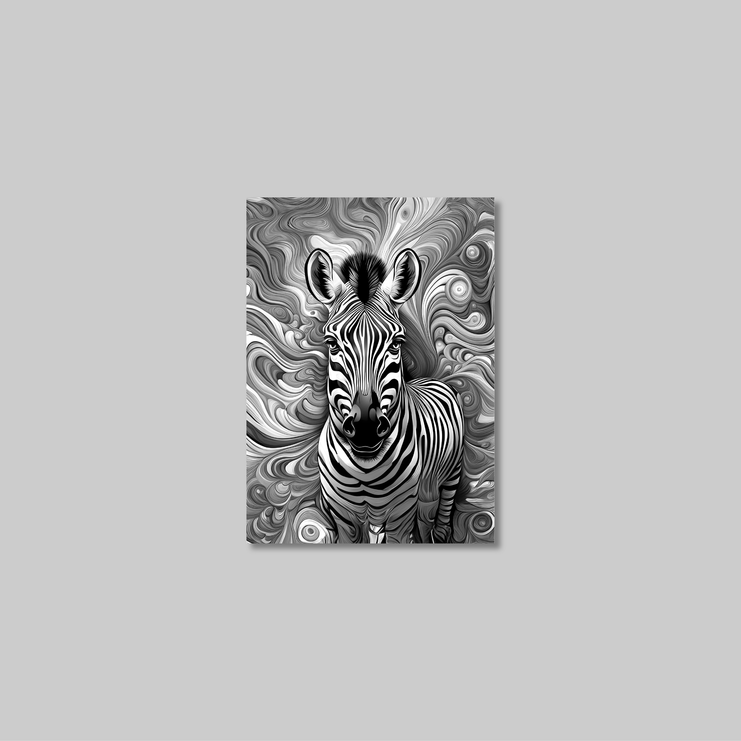ABSTRACT ZEBRA **UNFRAMED ART PRINT**