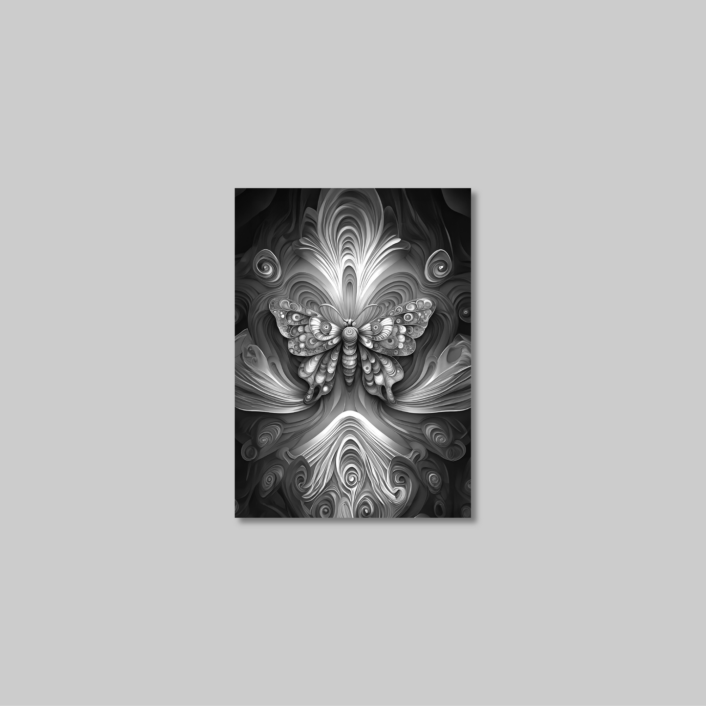 ABSTRACT BUTTERFLY **UNFRAMED ART PRINT**