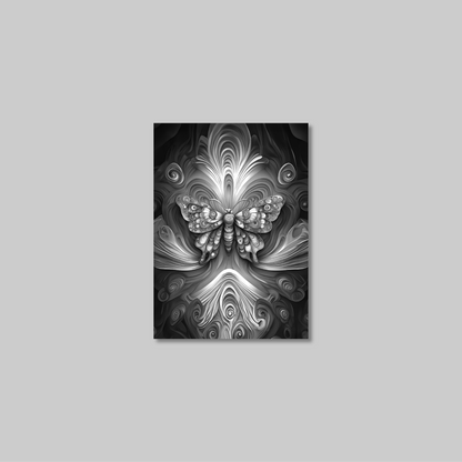 ABSTRACT BUTTERFLY **UNFRAMED ART PRINT**