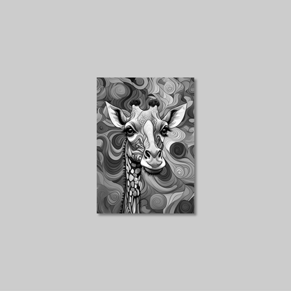 ABSTRACT GIRAFFE **UNFRAMED ART PRINT**