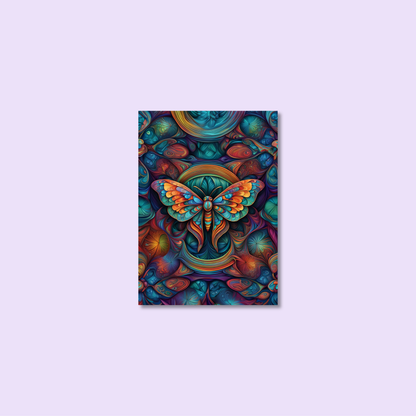 ABSTRACT MOTH **UNFRAMED ART PRINT**