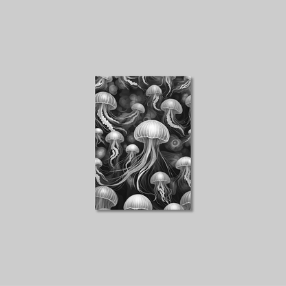 ABSTRACT JELLYFISH **UNFRAMED ART PRINT**