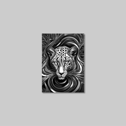 ABSTRACT LEOPARD **UNFRAMED ART PRINT**