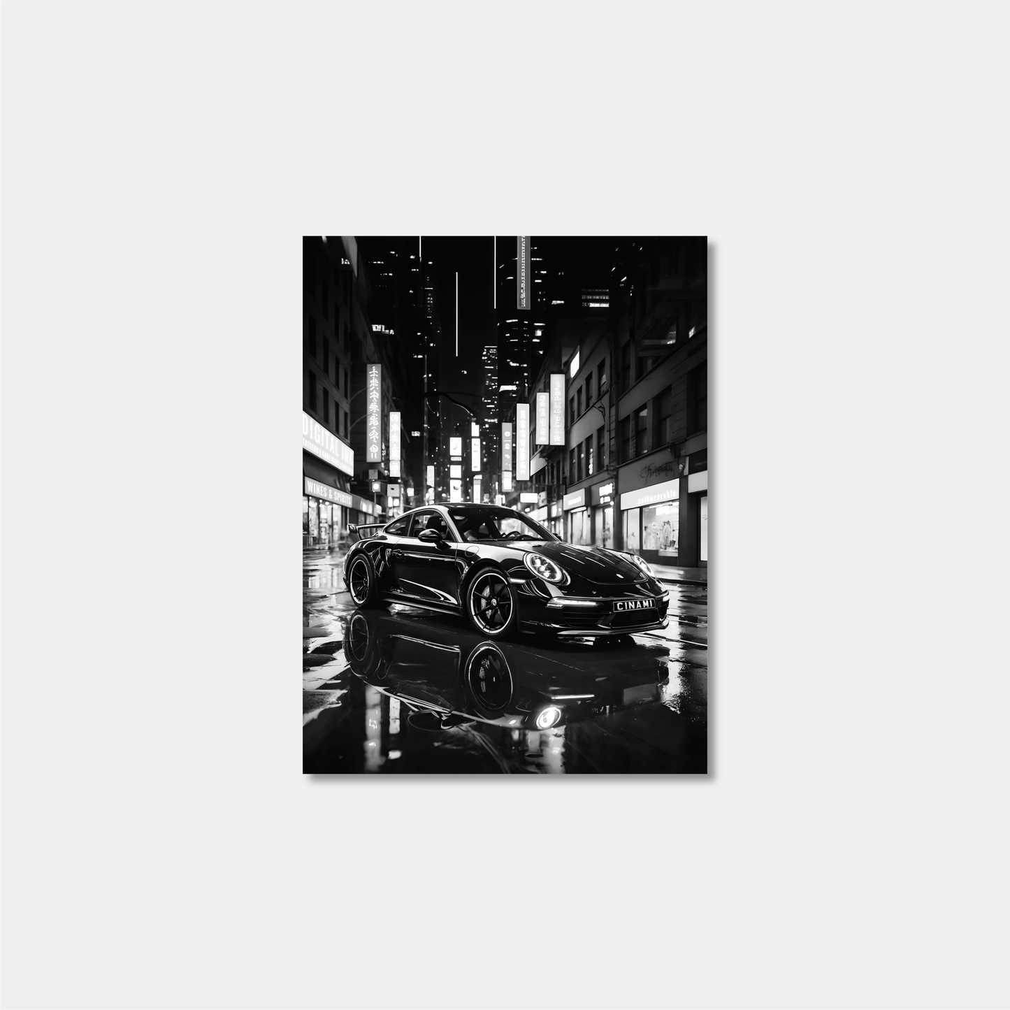 PORSCHE 911 (FRONT) **UNFRAMED POSTER**