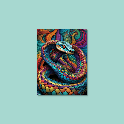 ABSTRACT COBRA **UNFRAMED ART PRINT**