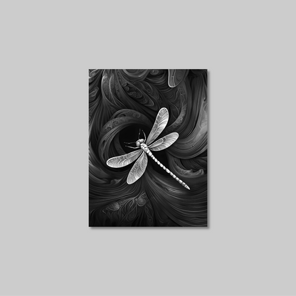 ABSTRACT DRAGONFLY **UNFRAMED ART PRINT**